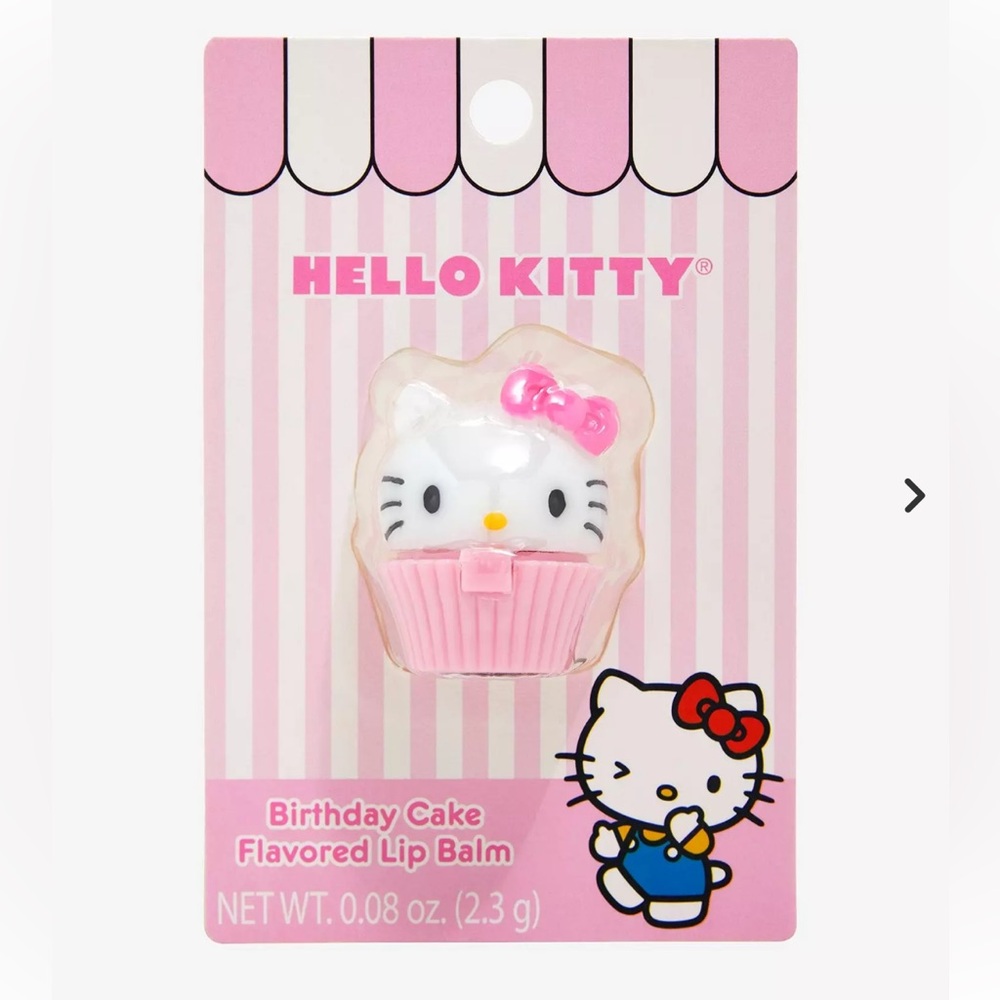New hello kitty cupcake lip balm